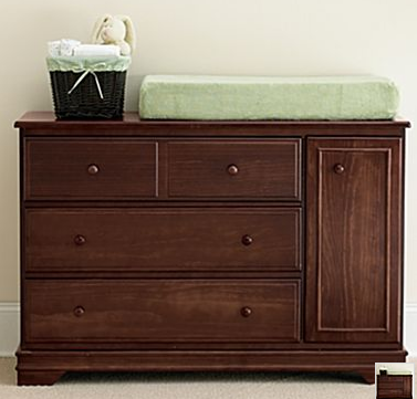 pottery barn madison changing table
