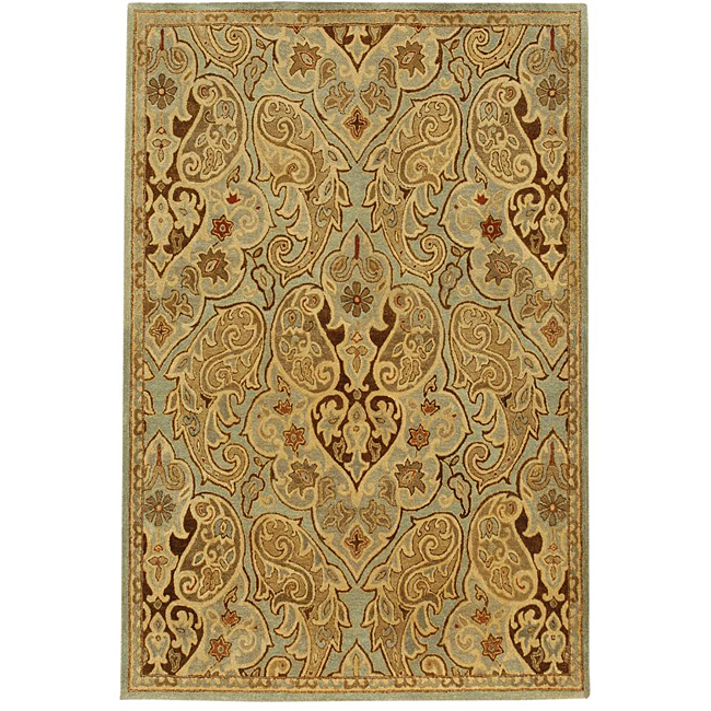 OVERSTOCK HAND-TUFTED WOOL RUG