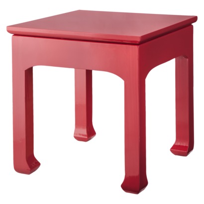TARGET THREE HANDS CORAL ACCENT TABLE