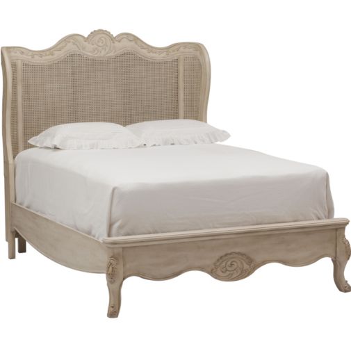 HIGH FASHION HOME KING CANE SHELTER BED