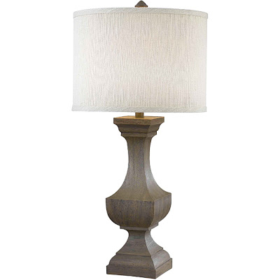 OVERSTOCK THAL DRIFTWOOD FINISH  TABLE LAMP