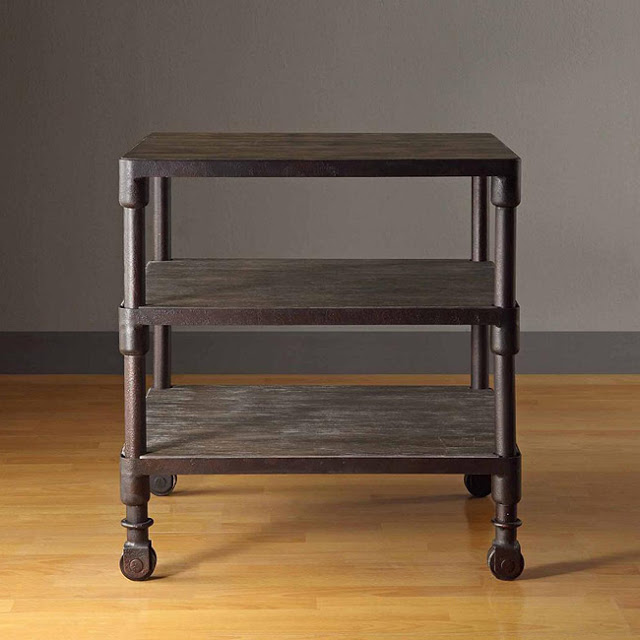OVERSTOCK RENATE GREY END TABLE