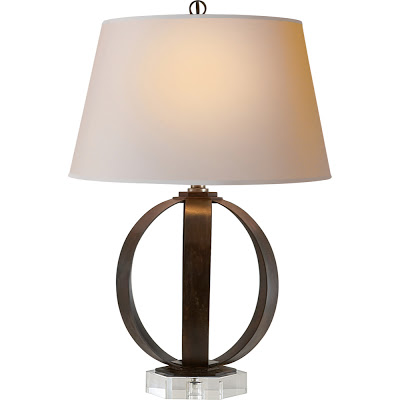 Visual Comfort E.F. Chapman Metal Banded Table Lamp