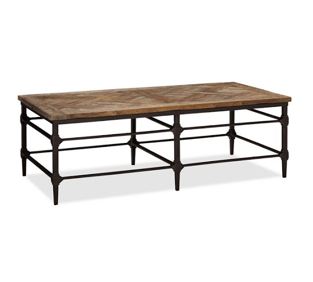Pottery Barn Parquet Coffee Table