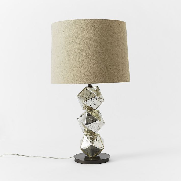 West Elm Stacked Polyhedron Table Lamp