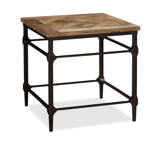 Pottery Barn Parquet Side Table