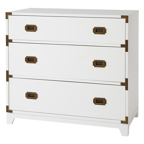 Land of Nod Campaign Dresser in White
