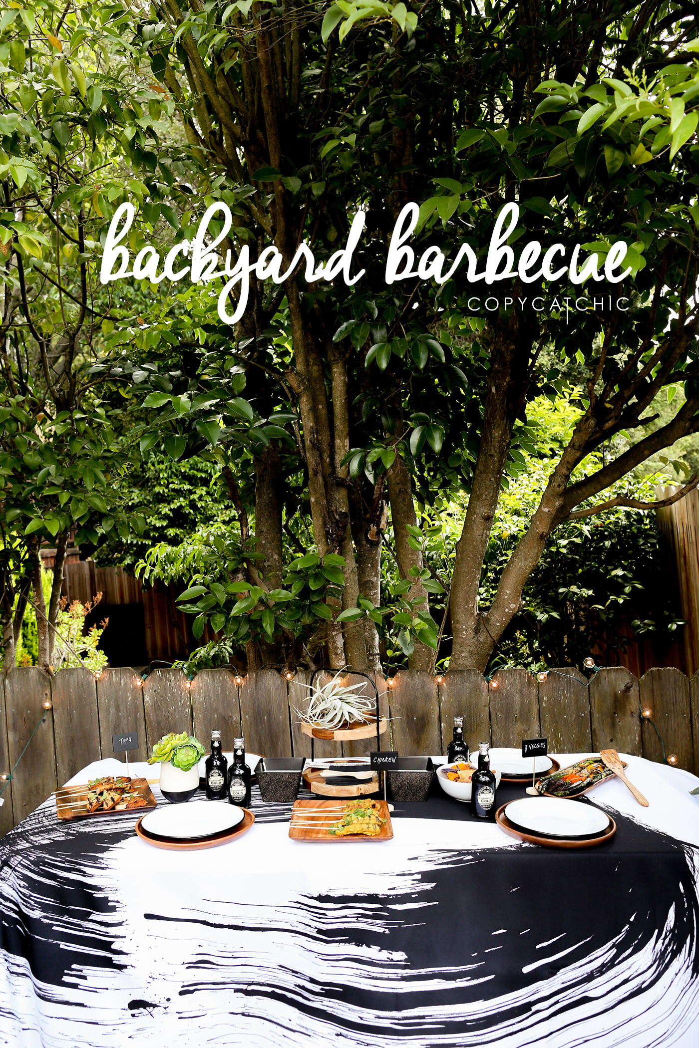 Get your backyard ready for BBQ season just in time for summer! Copy Cat Chic shows you an easy way to throw a barbecue party for friends & family with Ace Hardware and Weber Grills. 