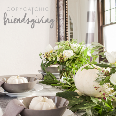 Three different friendsgiving table settings just in time for thanksgiving and fall dinners. Gray and white. @copycatchic with items from @worldmarket
