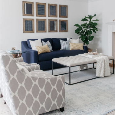 West Elm Tufted Ottoman for $799 vs Renate Coffee Table Ottoman for $299 Copy Cat Chic luxe living for less budget home decor and design look for less