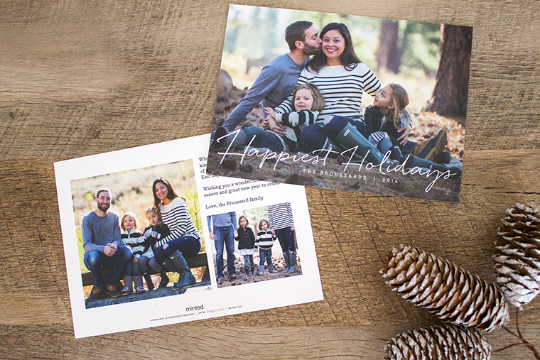 Copy Cat Chic | Our 2016 family photos and holiday cards from Minted. Christmas cards courtesy of @Minted and photos by @indigotahoe
