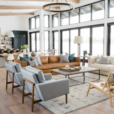 Our favorite modern cabin furnishings. Chic cabin furniture for your home away from home or just your cozy cabin | copycatchic luxe living for less