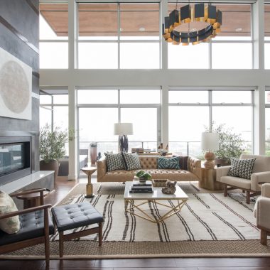 This masculine living room design by Brian Paquette for Decorist gets recreated for less by copycatchic luxe living for less budget home decor and design