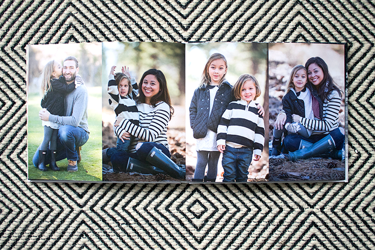 Holiday photo book gifts for family with Blurb. New lay-flat option makes designing a breeze and shows more of your photo! copycatchic luxe living for less