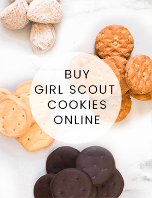 Buy girl scout cookies online and have them shipped right to your door!