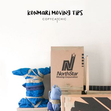 How to use the konmari method to declutter when moving to a new home | In partnership with NorthStar Moving Co | copycatchic luxe living for less budget home decor and design daily finds, home trends and room redos