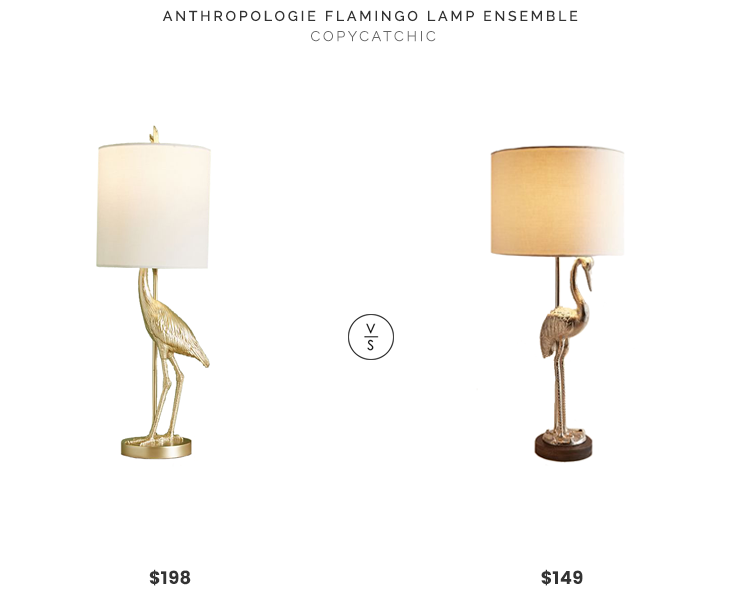 Daily Find | Anthropologie Flamingo Ensemble Lamp - copycatchic