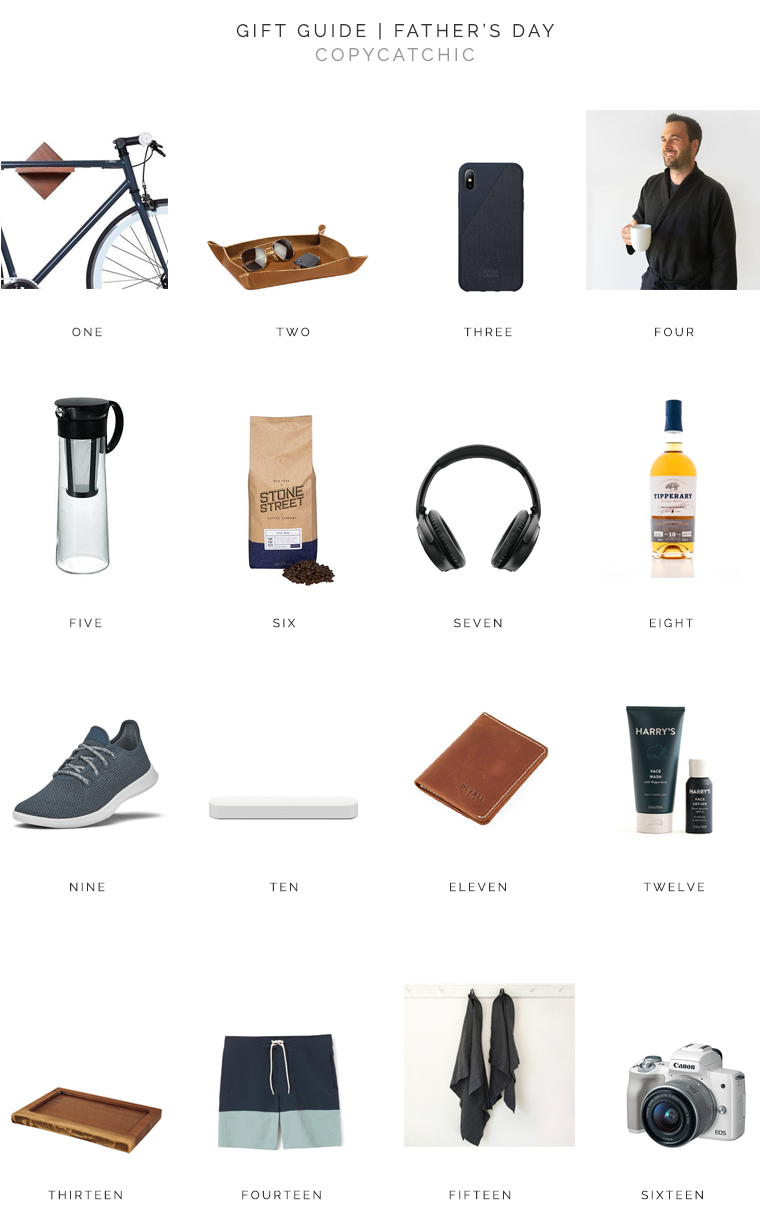 Modern minimalist gift ideas for Father's Day. Gift guide Copy Cat Chic millennial favorites for chic minimalist modern hipster deserving dads | Luxe living for less