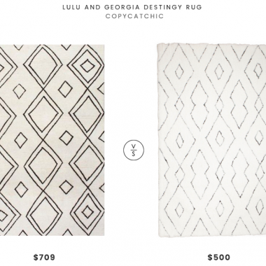 Lulu and Georgia Destiny Rug $709 vs nuLoom Pile Tufted Geometric Rug $500 neutral geo rug look for less copycatchic luxe living for less budget home decor, home trends and room redos