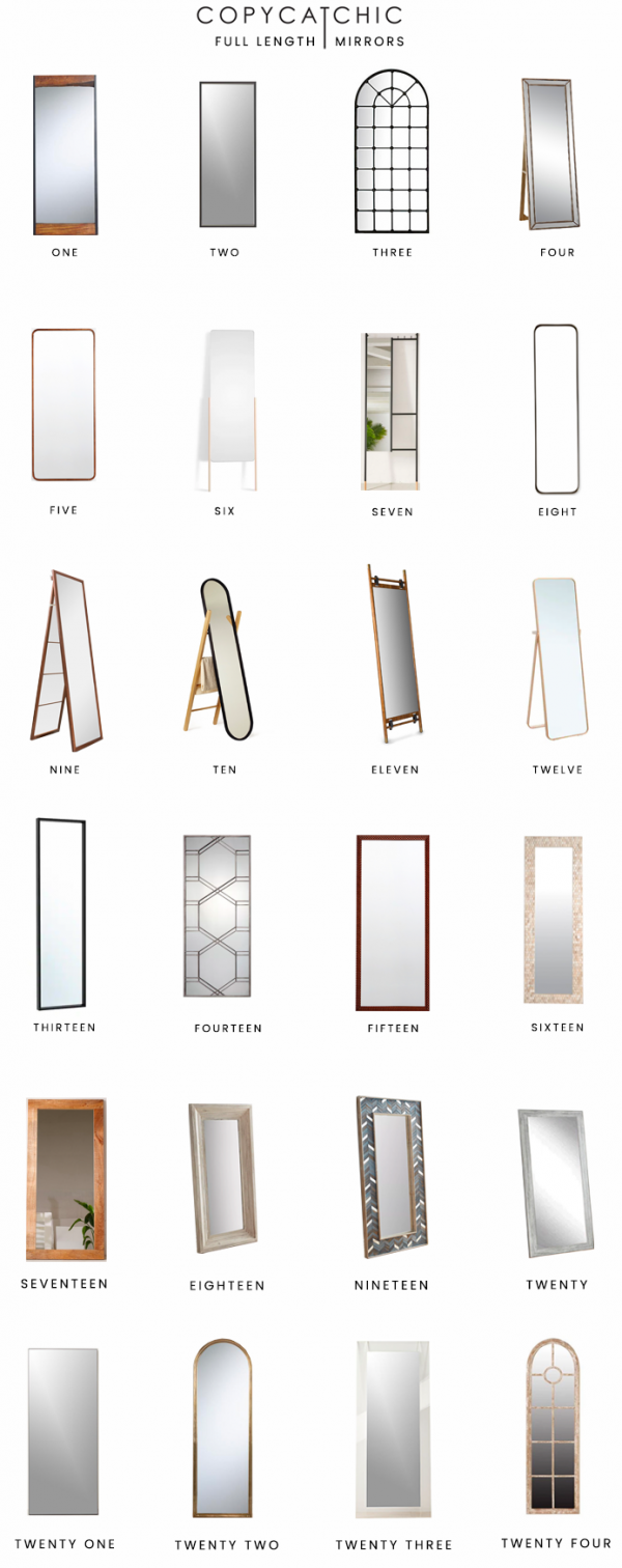 Home Trends Full Length Mirrors copycatchic