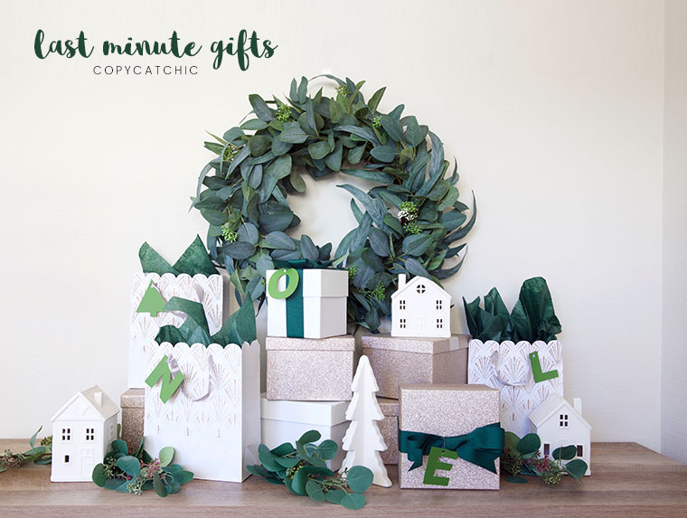 Modern minimalist stylish last minute gift ideas for everyone. Holiday Gift guide Copy Cat Chic hipster favorites for the whole family | Luxe living for less