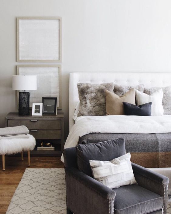 Neiman Marcus Aviva Stanoff Suri Alpaca Pillow $240 vs. Room & Board Sheepskin Modern Throw Pillow $109, taupe fur pillow look for less, copycatchic luxe living for less, budget home decor and design, daily finds, home trends, sales, budget travel and room redos