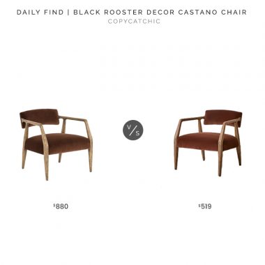 Black Rooster Castano Chair $880 vs. Urban Outfitters Edith Velvet Chair $519, velvet lounge chair look for less, copycatchic luxe living for less, budget home decor and design, daily finds, home trends, sales, budget travel and room redos