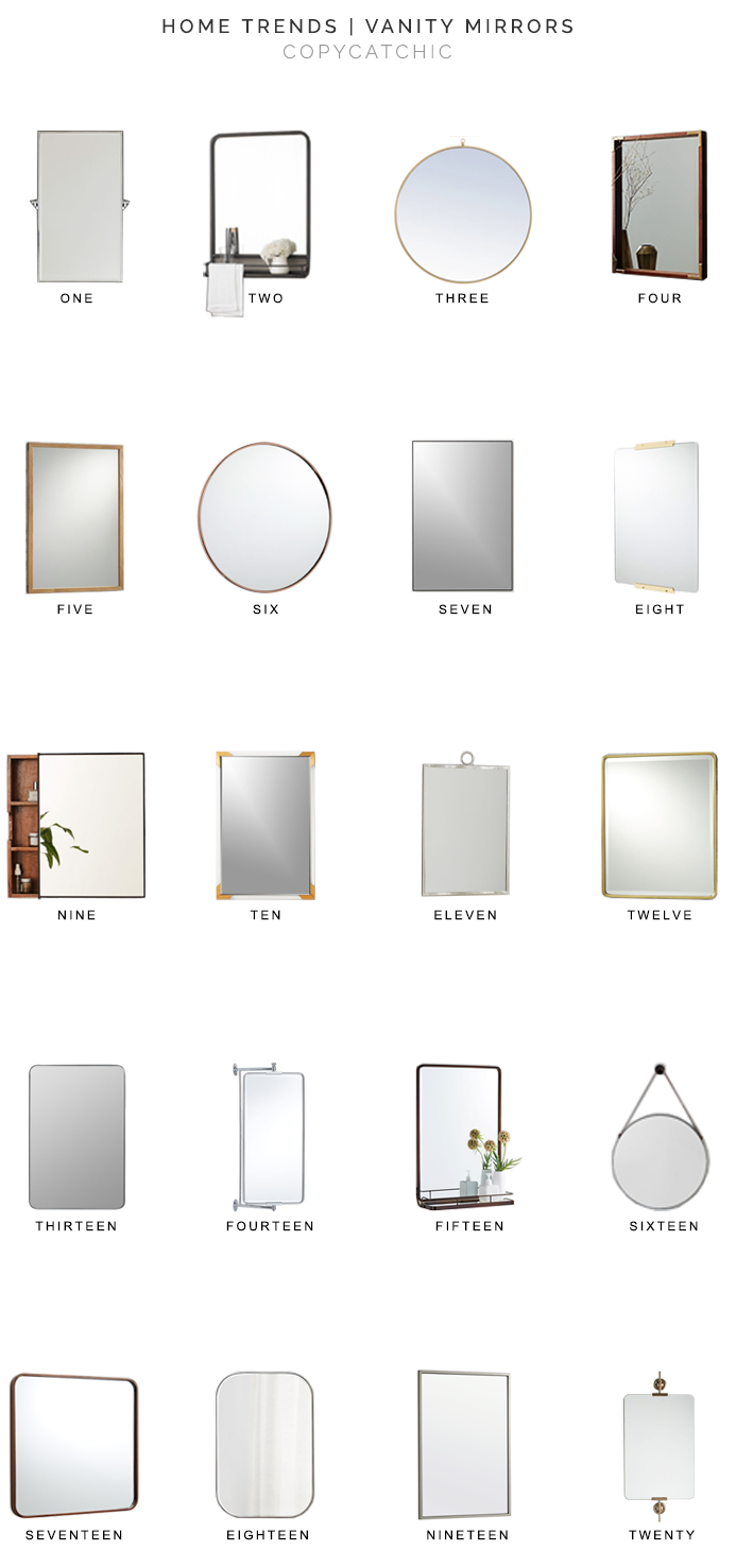 vanity mirror look for less, mirror look for less, bathroom mirror look for less, copycatchic luxe living for less, budget home decor and design, daily finds, home trends, sales, budget travel and room redos
