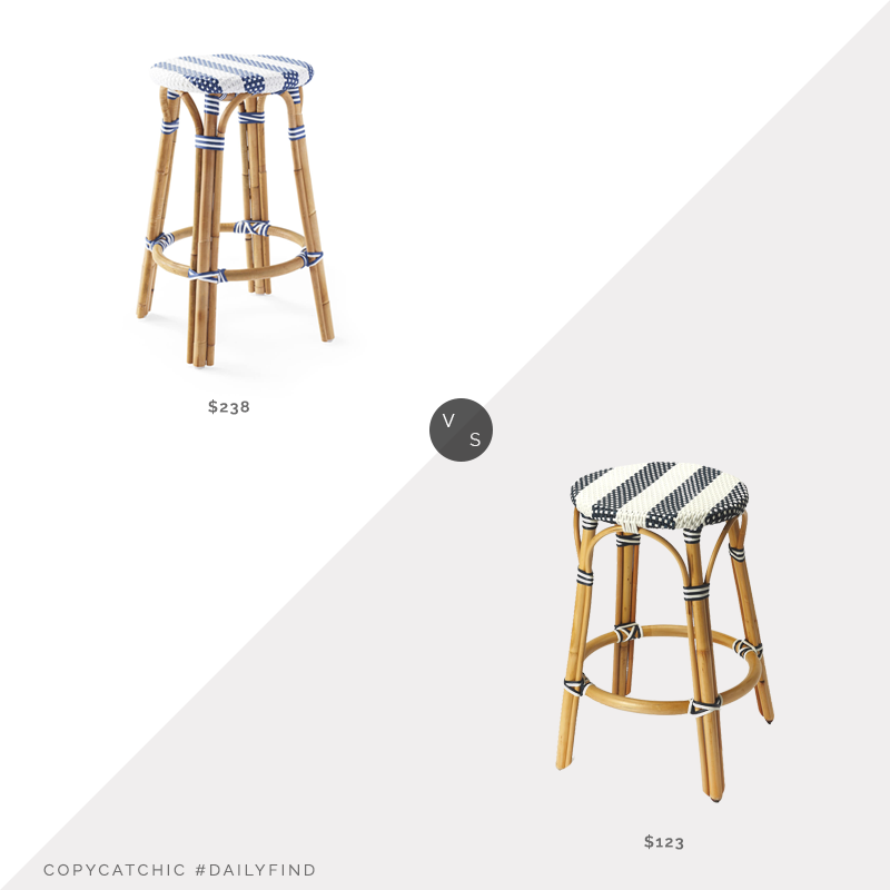 Lily Riviera Backless Counter Stool, Serena And Lily Riviera Counter Stool Knock Off