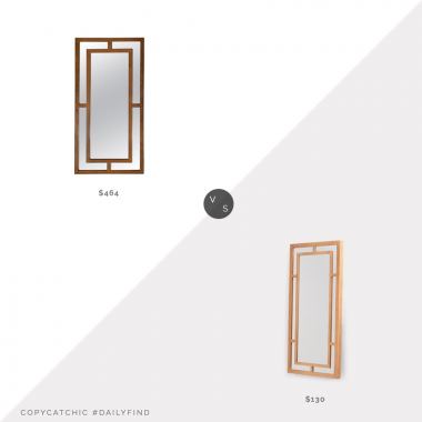 Daily Find: 1st Dibs France Mirror $464 vs. TJ Maxx Cooper Classics Benedict Mirror $130, gold mirror look for less, copycatchic luxe living for less, budget home decor and design, daily finds, home trends, sales, budget travel and room redos