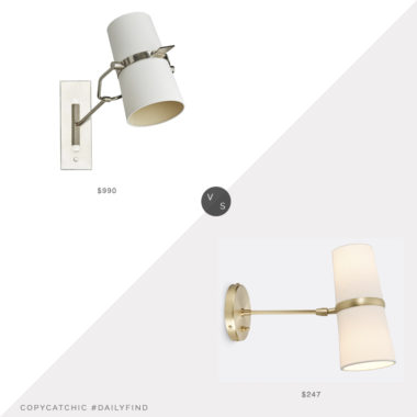 Daily Find: Candelabra Arteriors Juniper Sconce vs. Rejuvenation Conifer Medium Wall Sconce, arteriors sconce look for less, copycatchic luxe living for less, budget home decor and design, daily finds, home trends, sales, budget travel and room redos