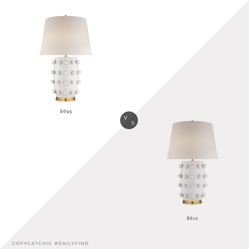 Daily Find: Burke Decor Kelly Wearstler Linden Table Lamp vs. Lighting Merchant Kelly Wearstler Linden Table Lamp, kelly wearstler lamp for less, copycatchic luxe living for less, budget home decor and design, daily finds, home trends, sales, budget travel and room redos
