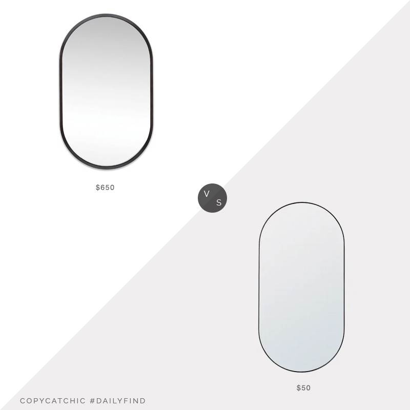 Daily Find: Regina Andrew Canal Mirror vs. Ikea Lindbyn Mirror, black capsule mirror look for less, copycatchic luxe living for less, budget home decor and design, daily finds, home trends, sales, budget travel and room redos