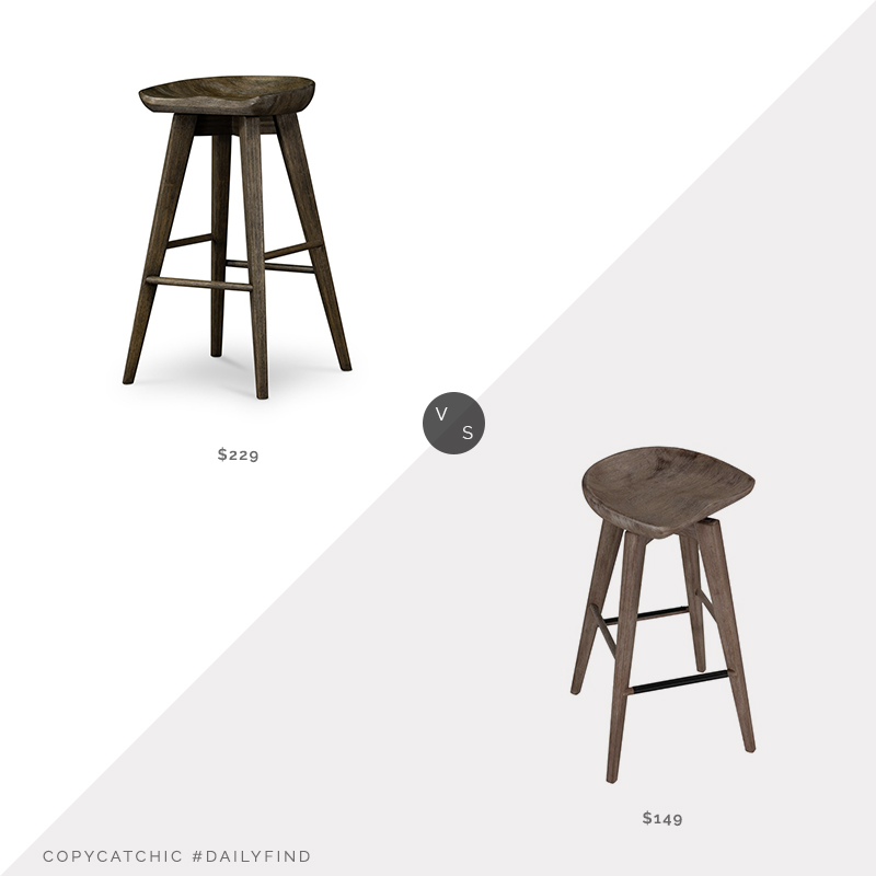 Daily Find:Burke Decor Paramore Swivel Counter Stool vs. Wayfair Millwood Pines Saunderstown Swivel Stool, tractor counter stool look for less, copycatchic luxe living for less, budget home decor and design, daily finds, home trends, sales, budget travel and room redos