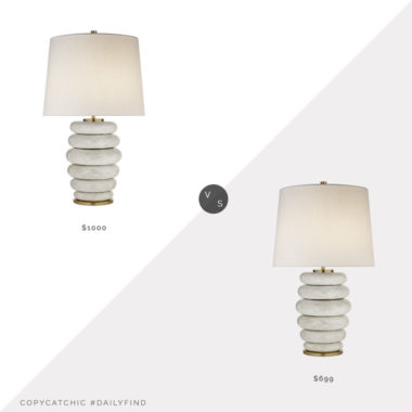 Daily Find: Nieman Marcus Kelly Wearstler Phoebe Stacked Table Lamp vs. Burke Decor Kelly Wearstler Phoebe Stacked Table Lamp, kelly wearstler table lamp for less, copycatchic luxe living for less, budget home decor and design, daily finds, home trends, sales, budget travel and room redos