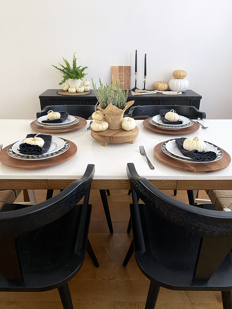 I partnered with Walmart and outfitted the whole dining room in about two weeks for less than $2,000. Walmart has so many great home furnishings and decor items which helped make my job even easier! #walmart #ad #diningroominspo