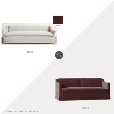 Daily Find: Shoppe Amber Interiors Georgina Sofa vs. Wayfair Laine Flared Arm Sofa, amber interiors sofa look for less, copycatchic luxe living for less, budget home decor and design, daily finds, home trends, sales, budget travel and room redos