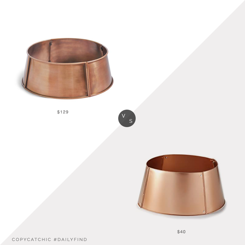 Daily Find: Grandin Road Metal Tree Collar vs. Amazon The Lakeside Collection Store Copper Finish Tree Collar, copper tree collar look for less, copycatchic luxe living for less, budget home decor and design, daily finds, home trends, sales, budget travel and room redos