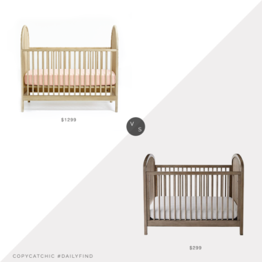 Daily Find: Crate & Kids Canyon Spindle Baby Crib by Leanne Ford vs. Amazon Contours  Elston 3-in-1 Convertible Crib, leanne ford crib look for less, copycatchic luxe living for less, budget home decor and design, daily finds, home trends, sales, budget travel and room redos