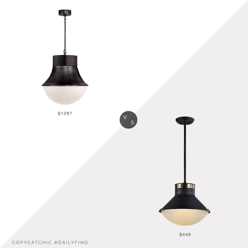 Daily Find: Perigold Visual Comfort Kelly Wearstler Precision Pendant vs. Lumens Notting Pendant by Matteo Lighting, kelly wearstler pendant light look for less, copycatchic luxe living for less, budget home decor and design, daily finds, home trends, sales, budget travel and room redos