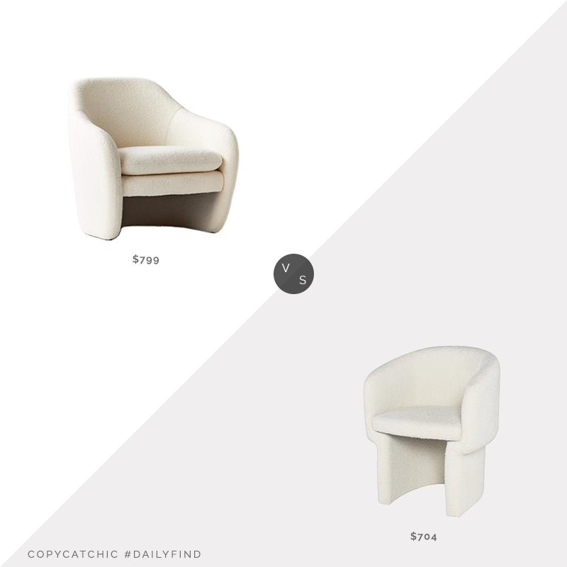 Daily Find Cb2 Pavia Lounge Chair Vs, Nuevo Living Clementine Dining Chair