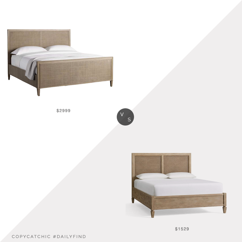 Daily Find: Arhaus Pearson Gallery Cane Bed vs. Pottery Barn Sausalito Bed, cane bed look for less, copycatchic luxe living for less, budget home decor and design, daily finds, home trends, sales, budget travel and room redos
