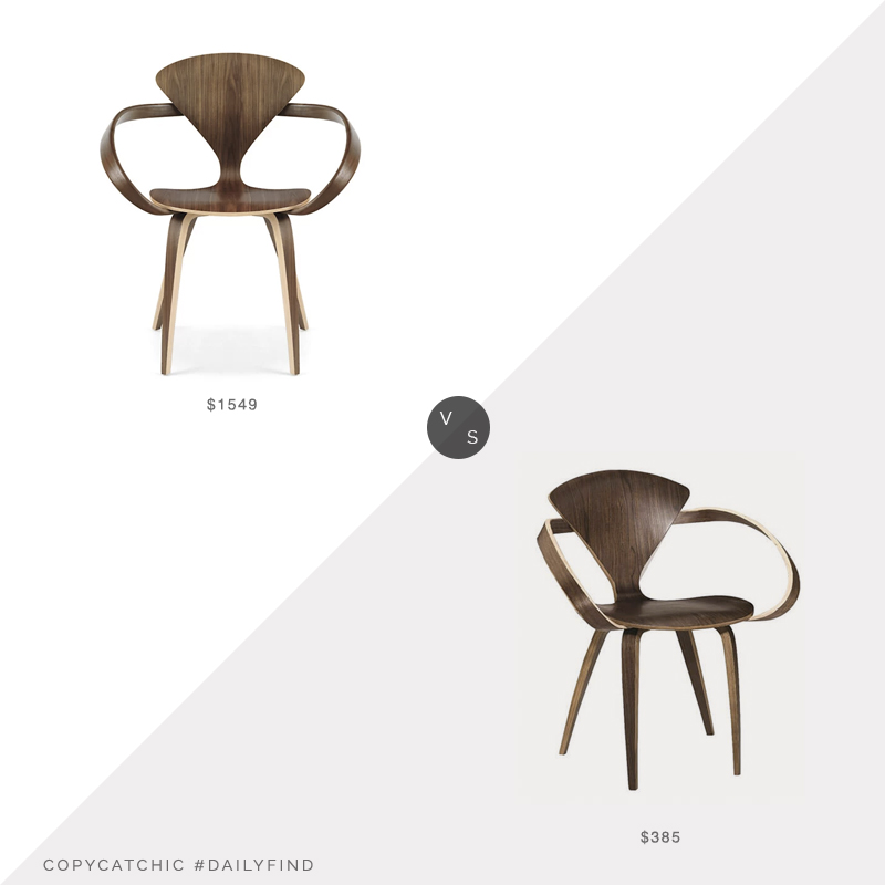 Daily Find: Lumens Cherner Armchair vs. Brickell Collection Spider Armchair, cherner armchair look for less, copycatchic luxe living for less, budget home decor and design, daily finds, home trends, sales, budget travel and room redos