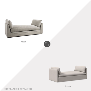 Daily Find: Arhaus Pavo Daybed vs. West Elm Shelter Daybed, gray sofa daybed look for less, copycatchic luxe living for less, budget home decor and design, daily finds, home trends, sales, budget travel and room redos