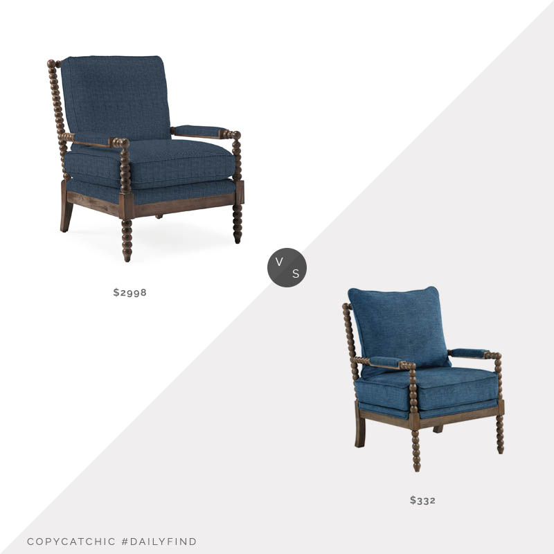 Daily Find: Serena & Lily Beckett Chair vs. Houzz Fletcher Spindle Chair, spindle chair look for less, copycatchic luxe living for less, budget home decor and design, daily finds, home trends, sales, budget travel and room redos