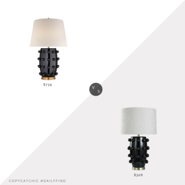 Daily Find: Visual Comfort Kelly Wearstler Linden Medium Lamp vs. Overstock Marni Table Lamp, kelly wearstler lamp look for less, copycatchic luxe living for less, budget home decor and design, daily finds, home trends, sales, budget travel and room redos