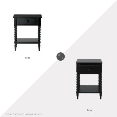 Daily Find: Crate & Barrel Jenny Lind Wood Spindle Nightstand vs. Wayfair Birch Lane Benbrook Wood Nightstand, jenny lind nightstand look for less, copycatchic luxe living for less, budget home decor and design, daily finds, home trends, sales, budget travel and room redos