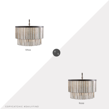 Daily Find: Pottery Barn Astrid Capiz Round Chandelier vs. So Unique Home Capiz Round Chandelier, capiz chandelier look for less, copycatchic luxe living for less, budget home decor and design, daily finds, home trends, sales, budget travel and room redos