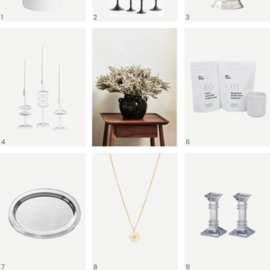 Traditional Gifts for your 16th Wedding Anniversary | Copy Cat Chic favorites for modern gift ideas, silver halloware, wax, statice, peridot chic, minimalist, modern, gorgeous curated gift ideas for all your loved ones! | Luxe living for less