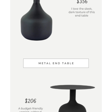 Look for Less: Perigold By Boo Mist End Table vs Amazon Creative Co-op End Table